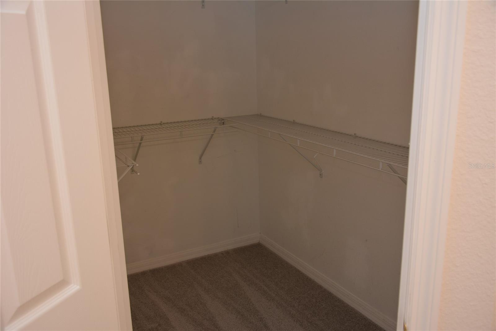 Walk-in master closet