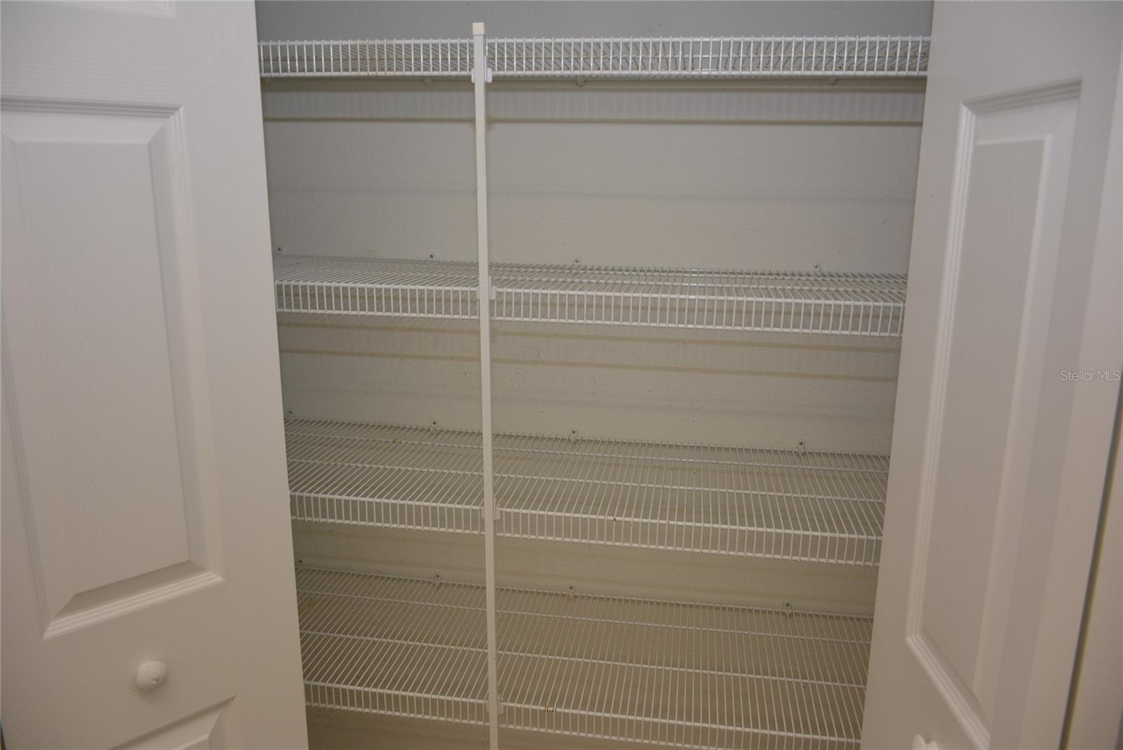 Utility room double pantry