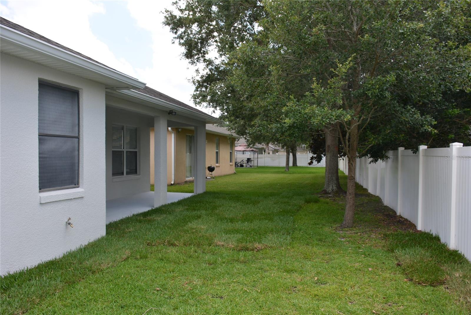 Rear yard and lanai