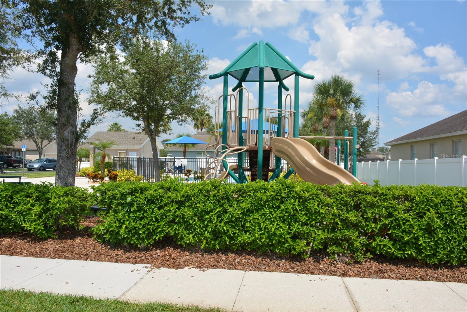 Community pool and park