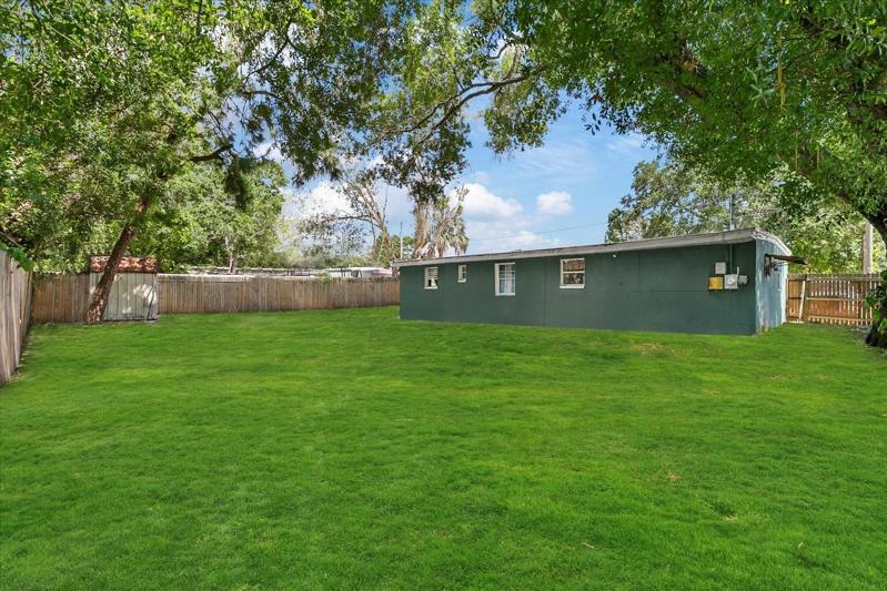 Virtual Image of Back Yard Cleaned