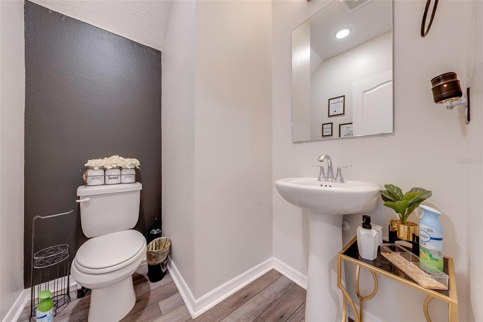 Downstairs half bath