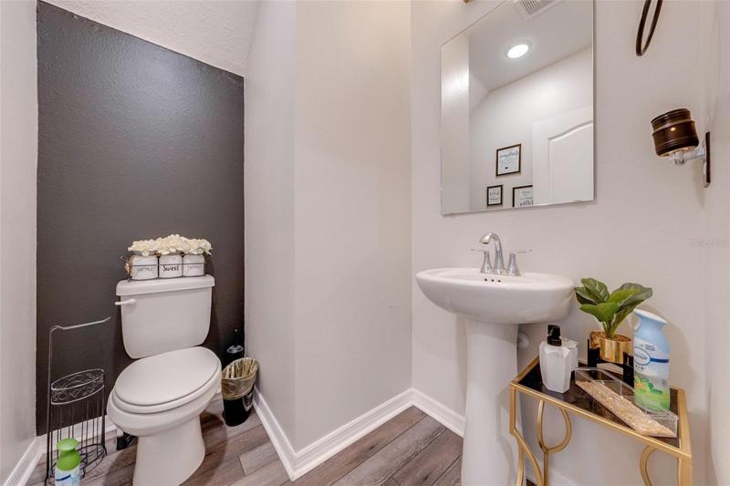 Downstairs half bath