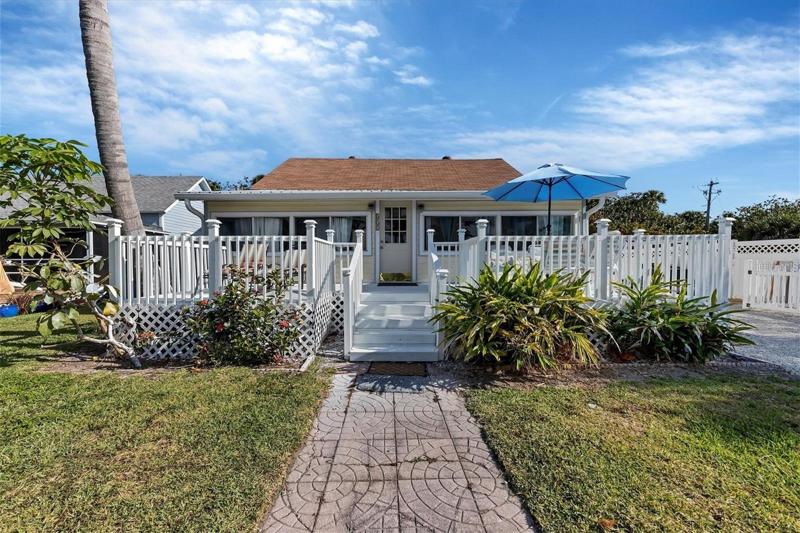 Front of home, prior to Hurricane Ian