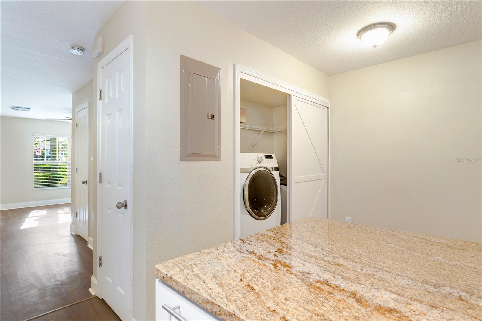 In-Unit washer and dryer