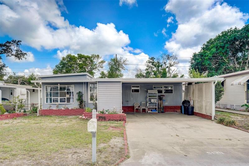 Front of Mobile Home