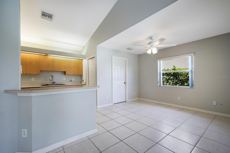 Kitchen and dining room are open to living room as well!