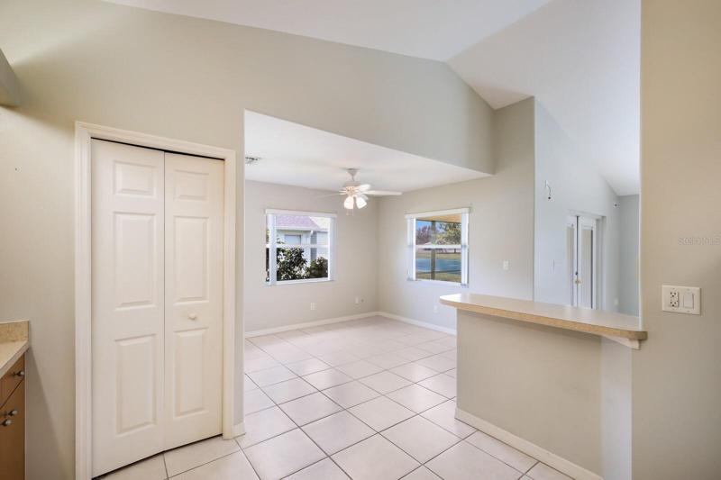 Closet pantry in the kitchen