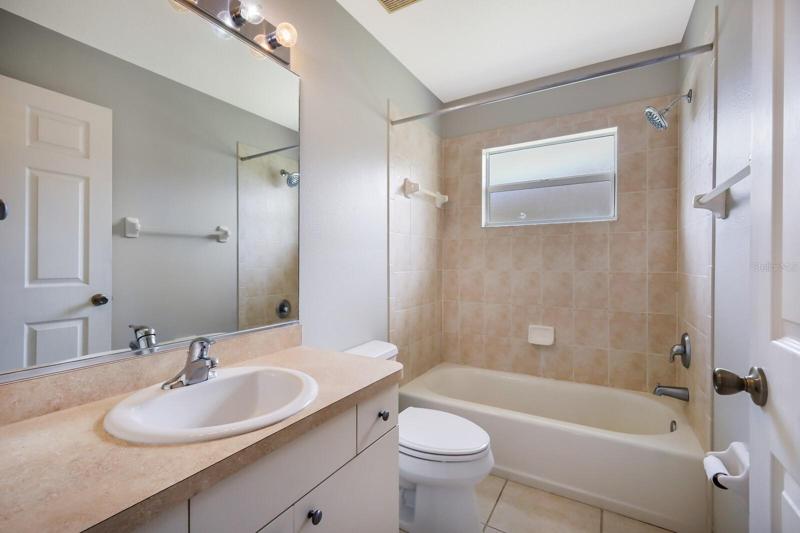 Bathroom 2 with tub/shower combo