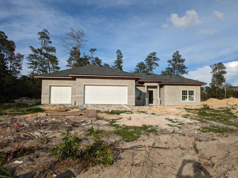 Actual house under construction.