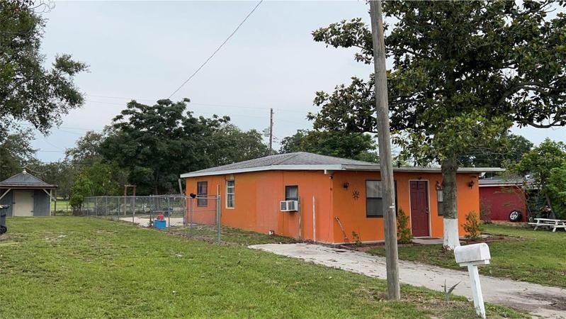 Southwest of residence