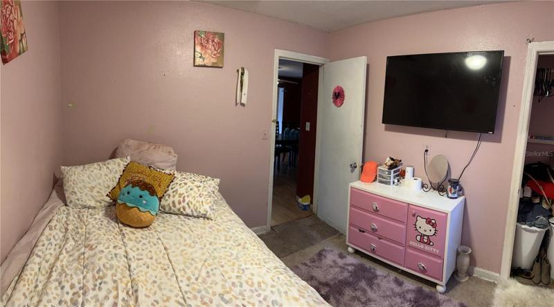 Primary bedroom which is very large.  21'x12'