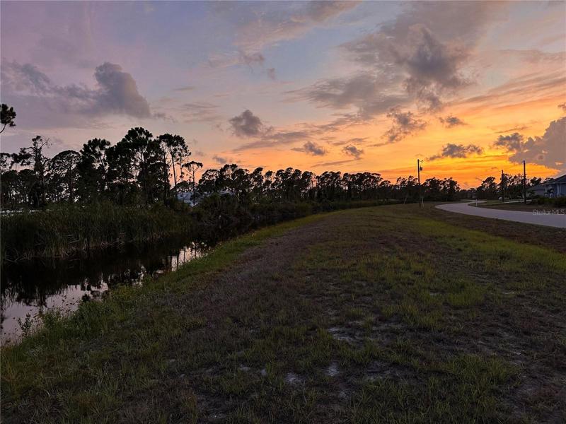 Canal from road looking west