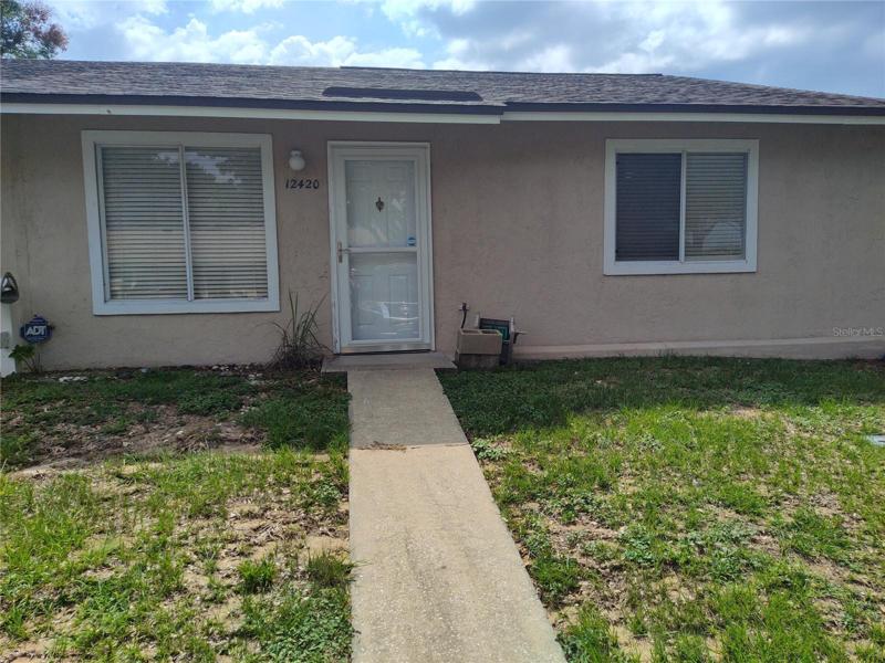 Front of property