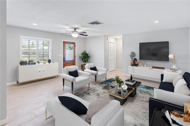Great Room (digitally staged)
