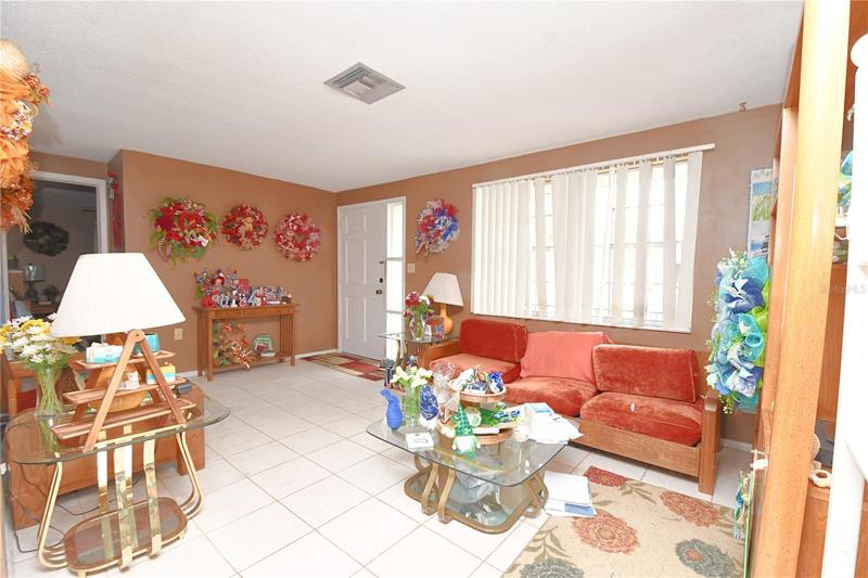 The living room is spacious and ready for the new owners personal touch.
