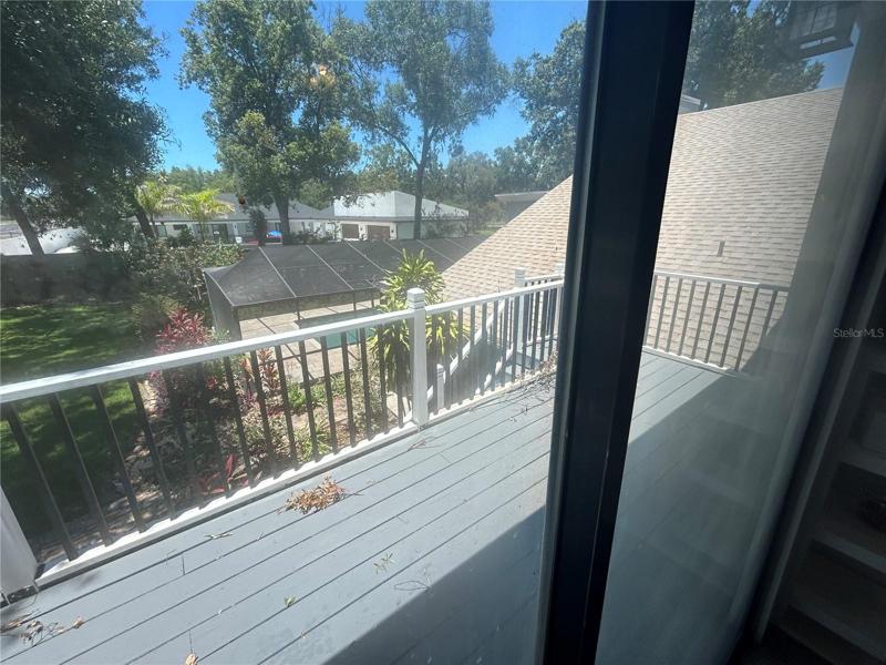 Second Floor Balcony