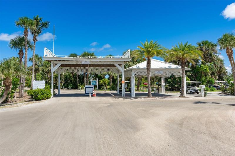Resort Check In Gate/Entry.