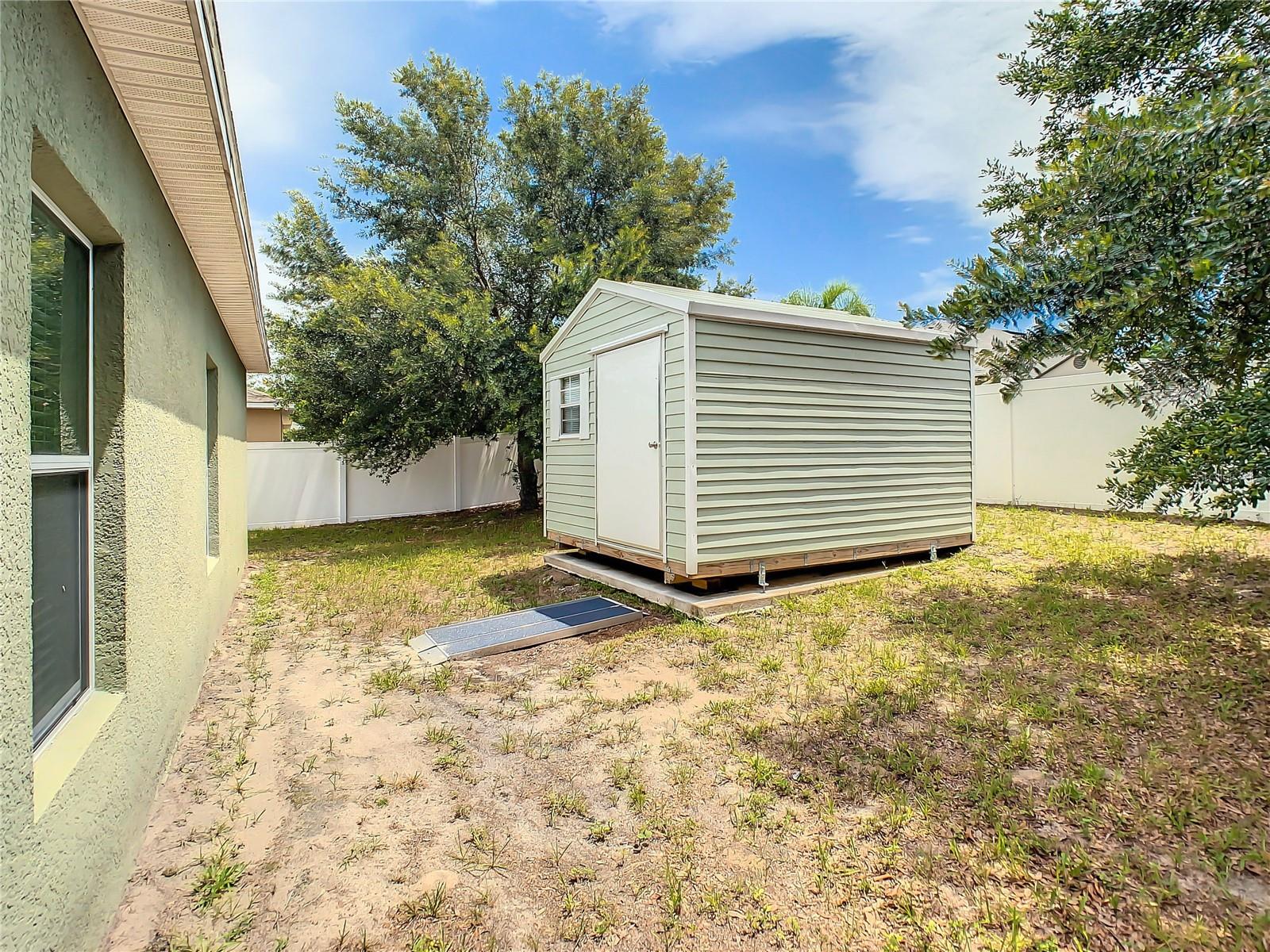 Side View of Property