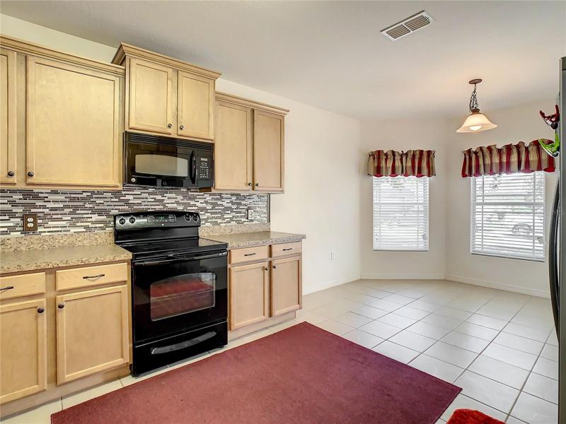 View of Kitchen from Pass Through/Breakfast Bar