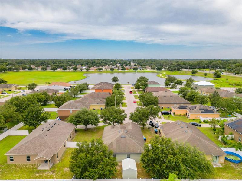 Overhead View of Property