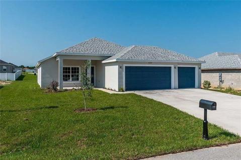 Elevation from a completed home