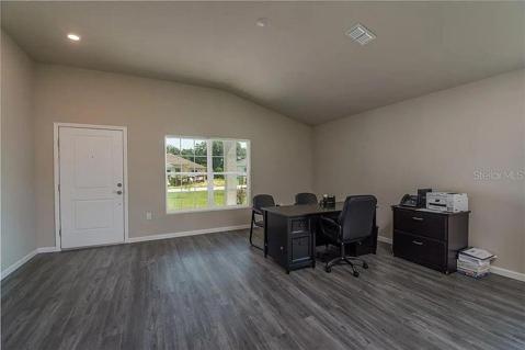 Living area looking to front