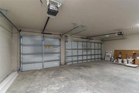 Generous 3 car garage