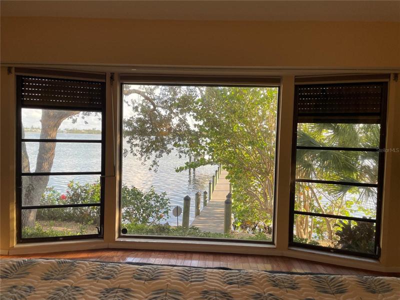 View from the master's king bed.