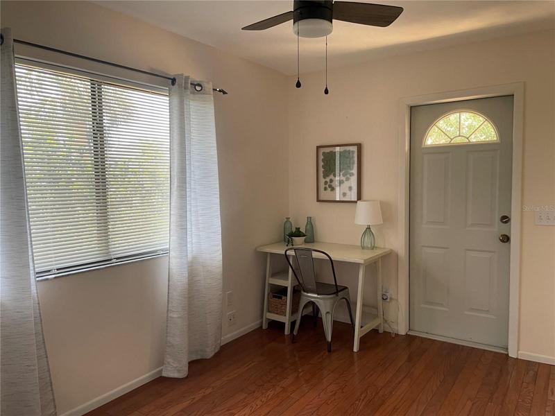 Bedroom 4 has it's own entrance and could serve as an office.
