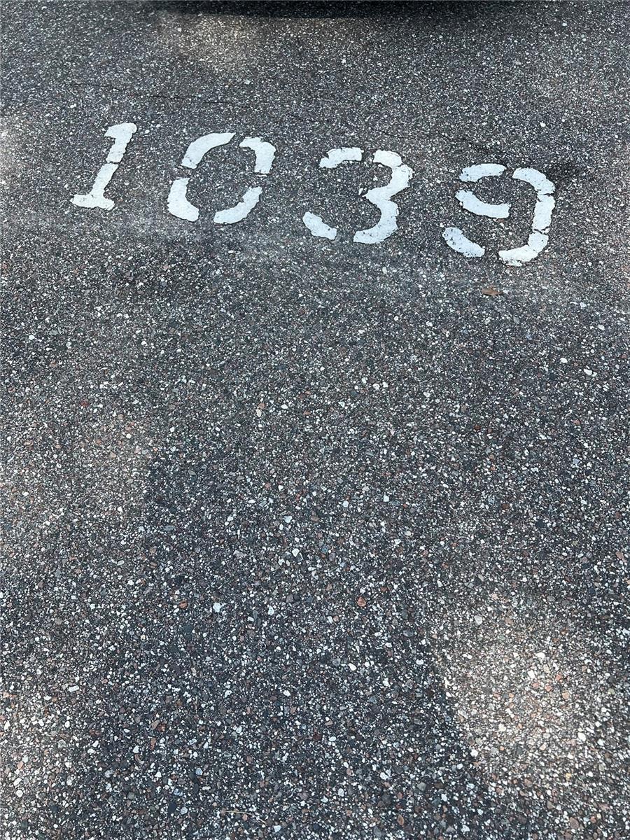Private parking space right outside the front door