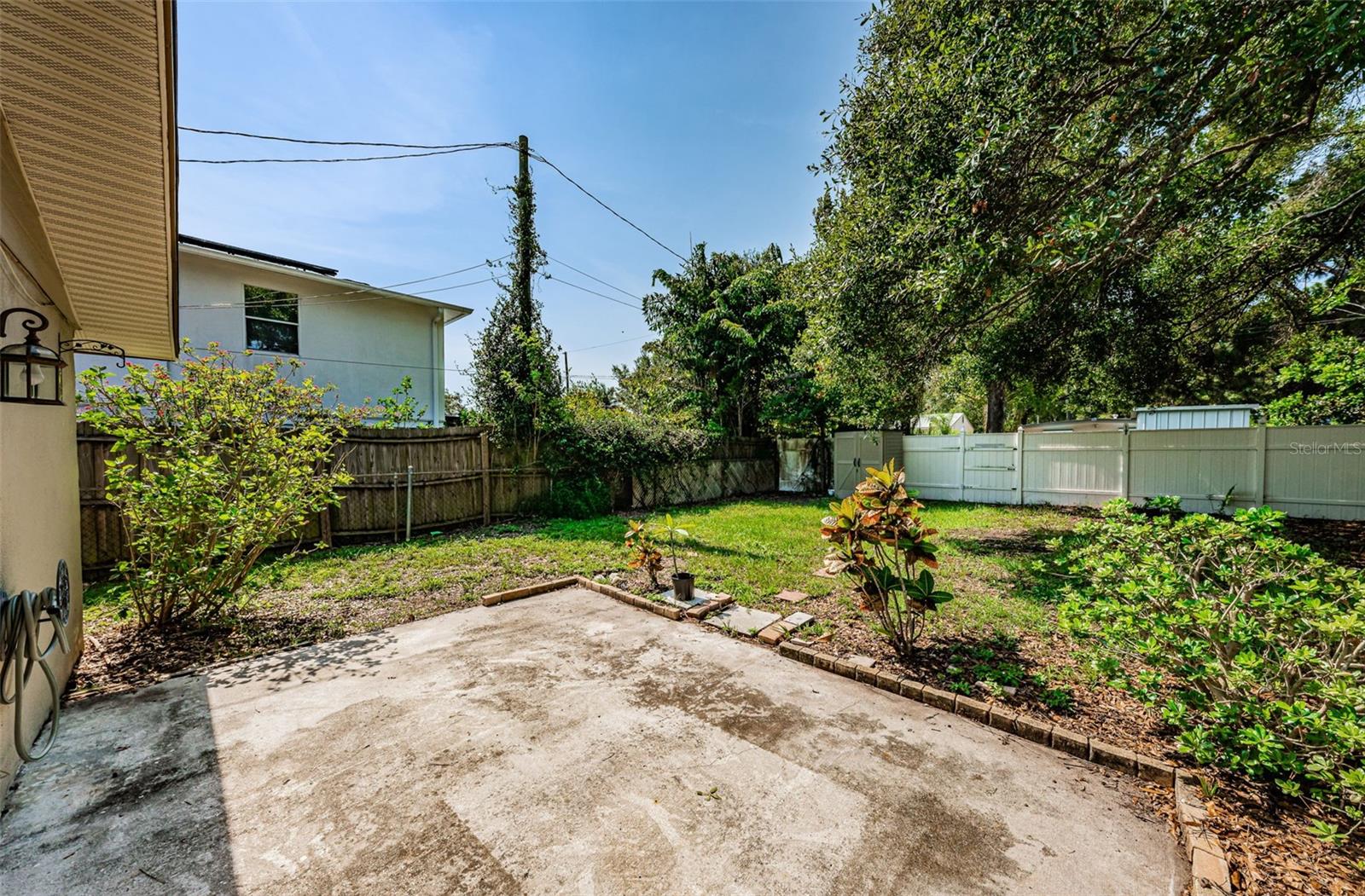 Back patio