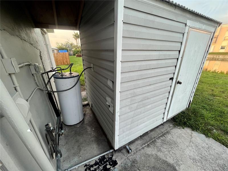 shed in back