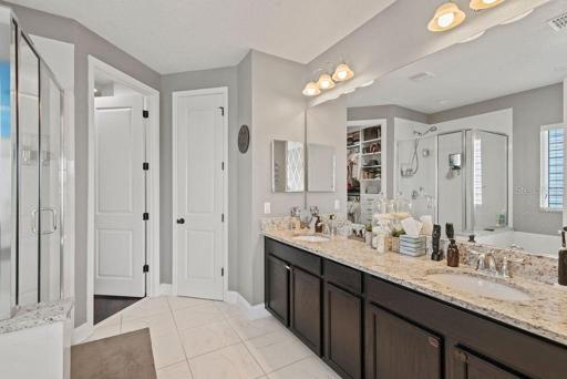 Owners Bath with dual vanities.