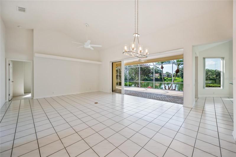To the left is the Master Suite