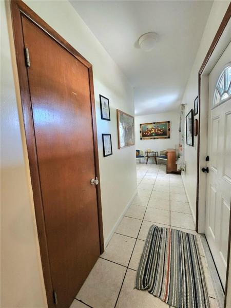 Hallway/Front Door towards living area