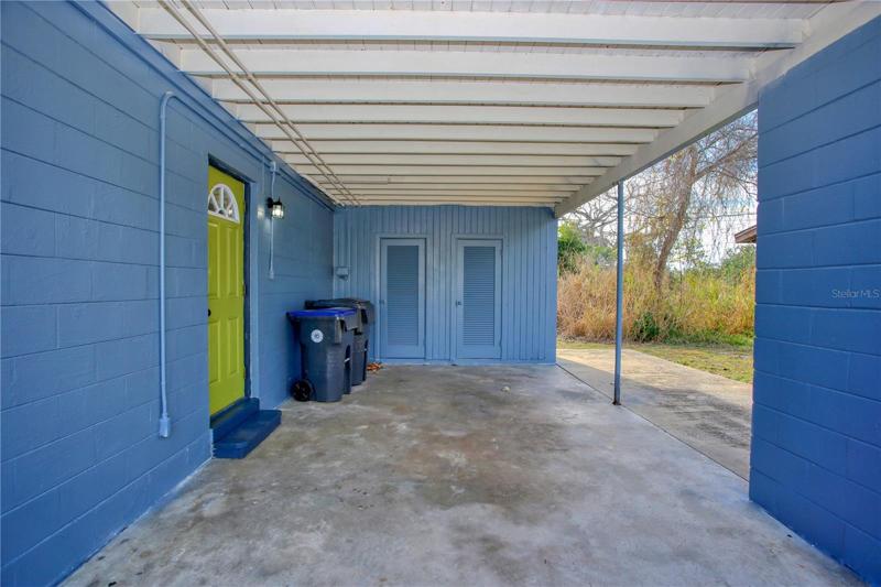 Carport - Laundry Area