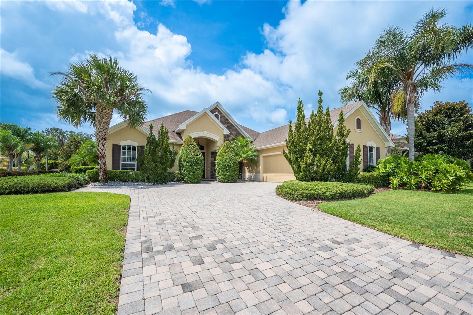 Paver driveway