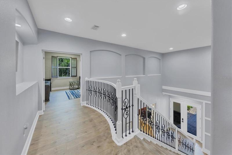 Double doors to enter Bonus room