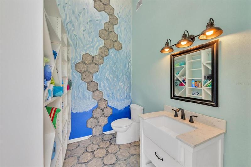 Pool bathroom