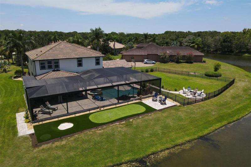 Beautiful view of the back of the property