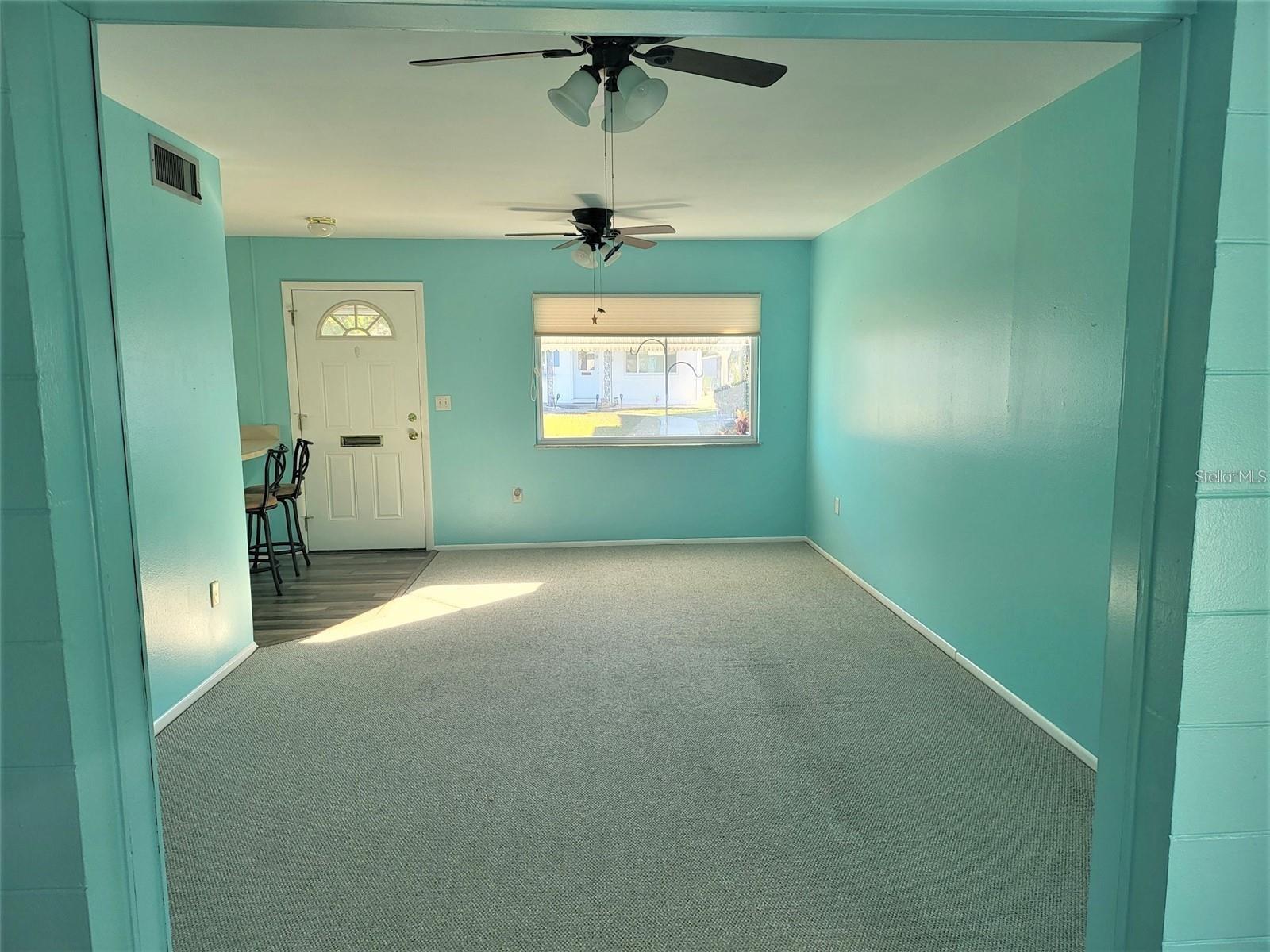 Great room facing entry