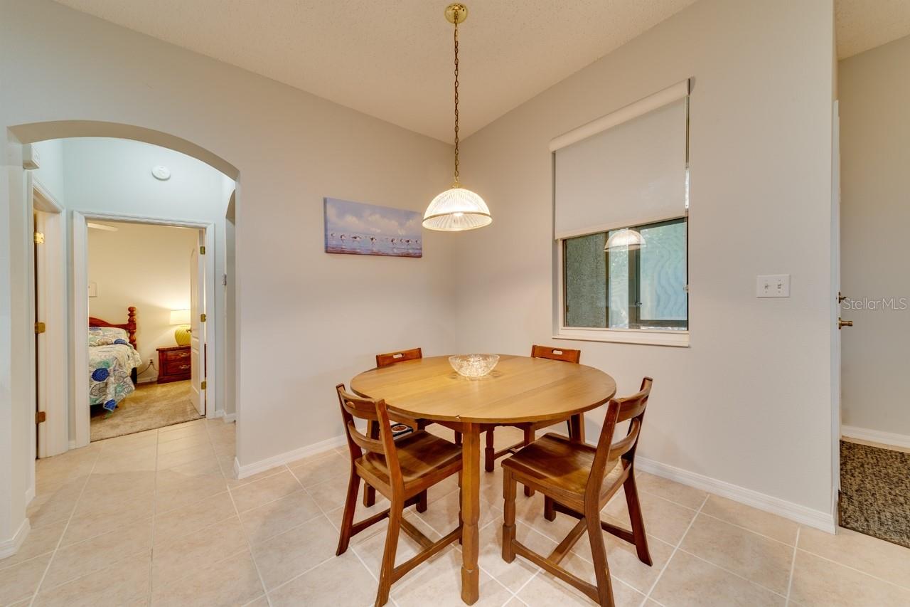 Eat in kitchen area