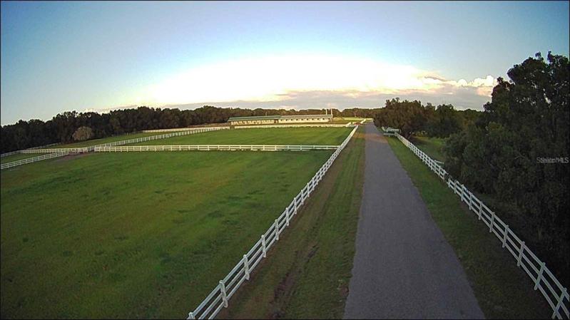 Across from Galaxy Farms equestrian center.