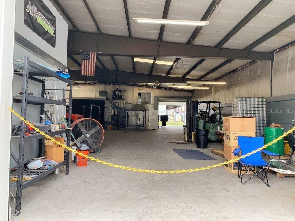 Warehouse looking from front to back