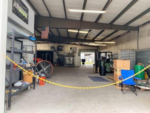 Warehouse looking from front to back