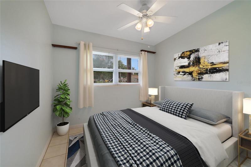 FOURTH BEDROOM. Virtually Staged.