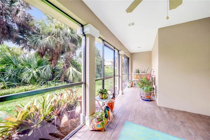 Lanai on ground level
