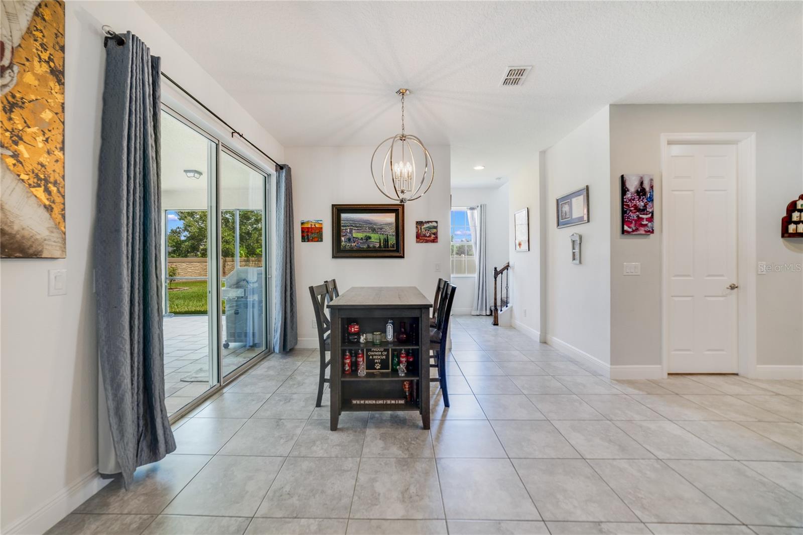 Casual dining with a view of the pool!