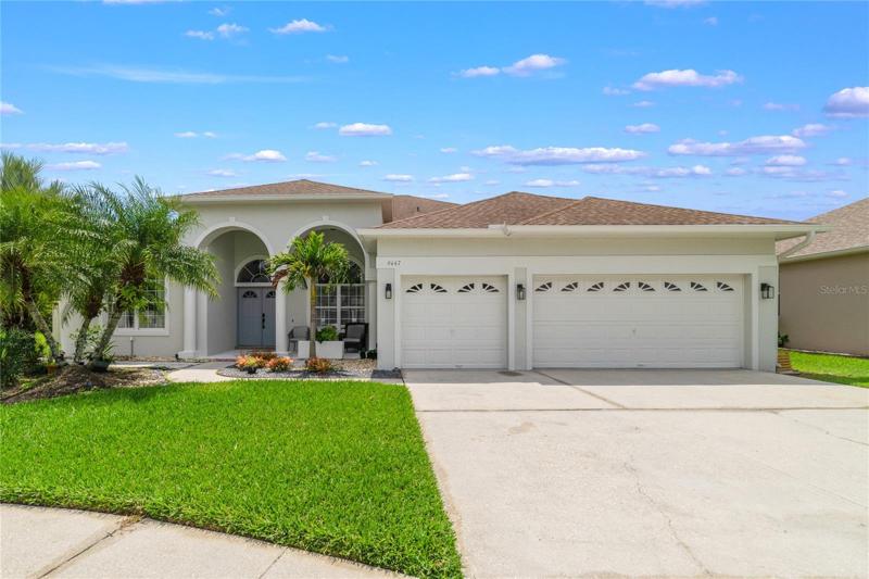 This stunning 4 bedroom, 3 bath home with a brand new WATER HEATER (2023) and UPDATED ROOF (2018)  is nestled in the desirable GATED community The Villages of Rio Pinar!